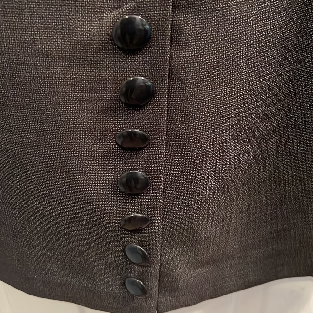 Sexy gray & black pencil skirt - Picture 4 of 5